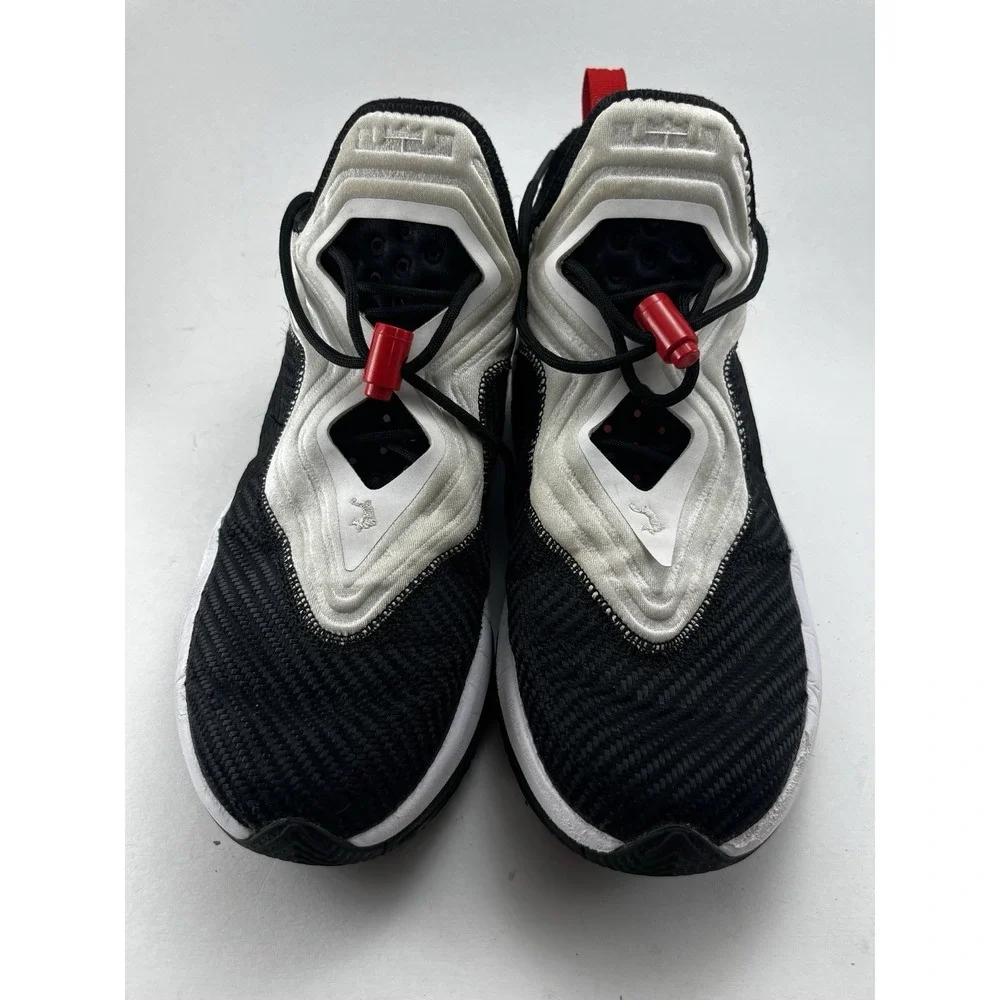Nike LeBron 19 Low Men's 7.5 Basketball Shoes Black White Red